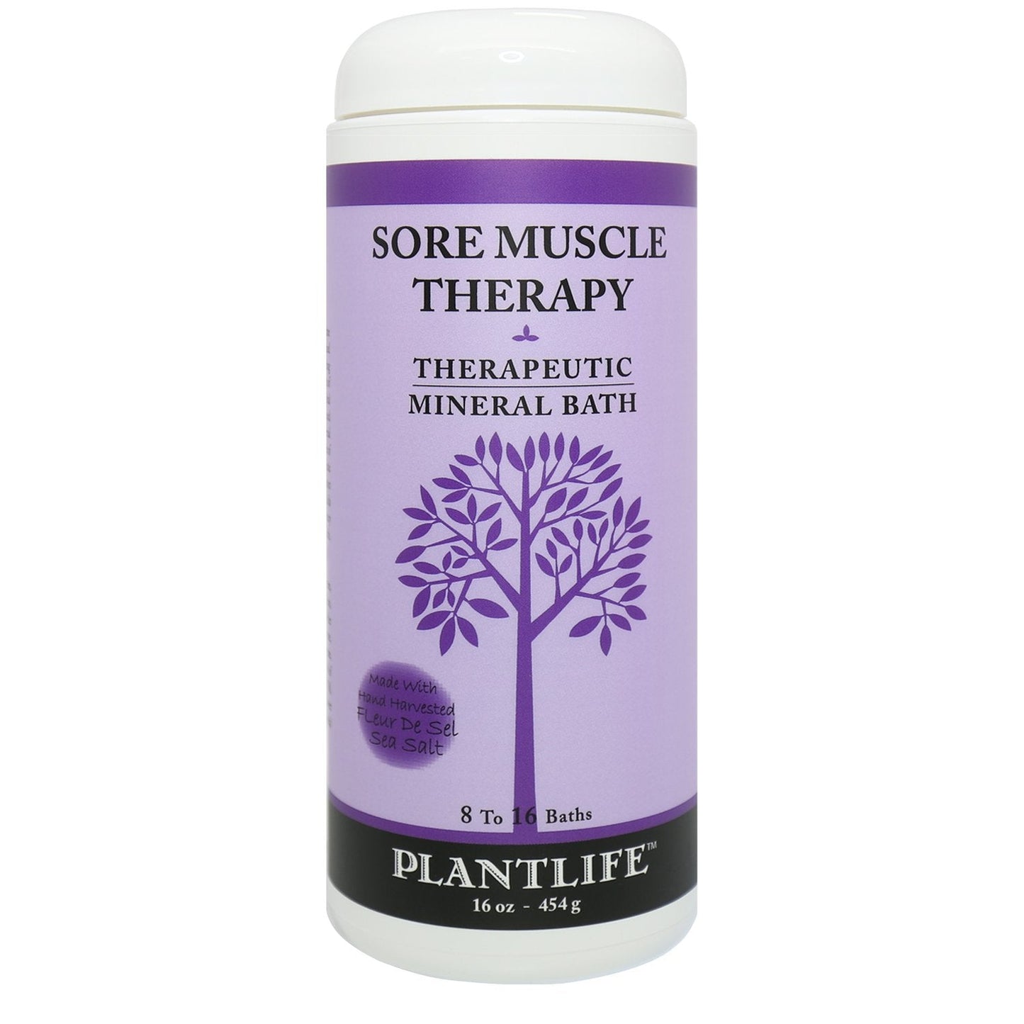 Plantlife Sore Muscle Therapy Bath Salts - Straight from The Plant Natural Aromatherapy Bath Salts - Balance, Calm, and Release Tension in the Body Beauty and Personal Care Plantlife