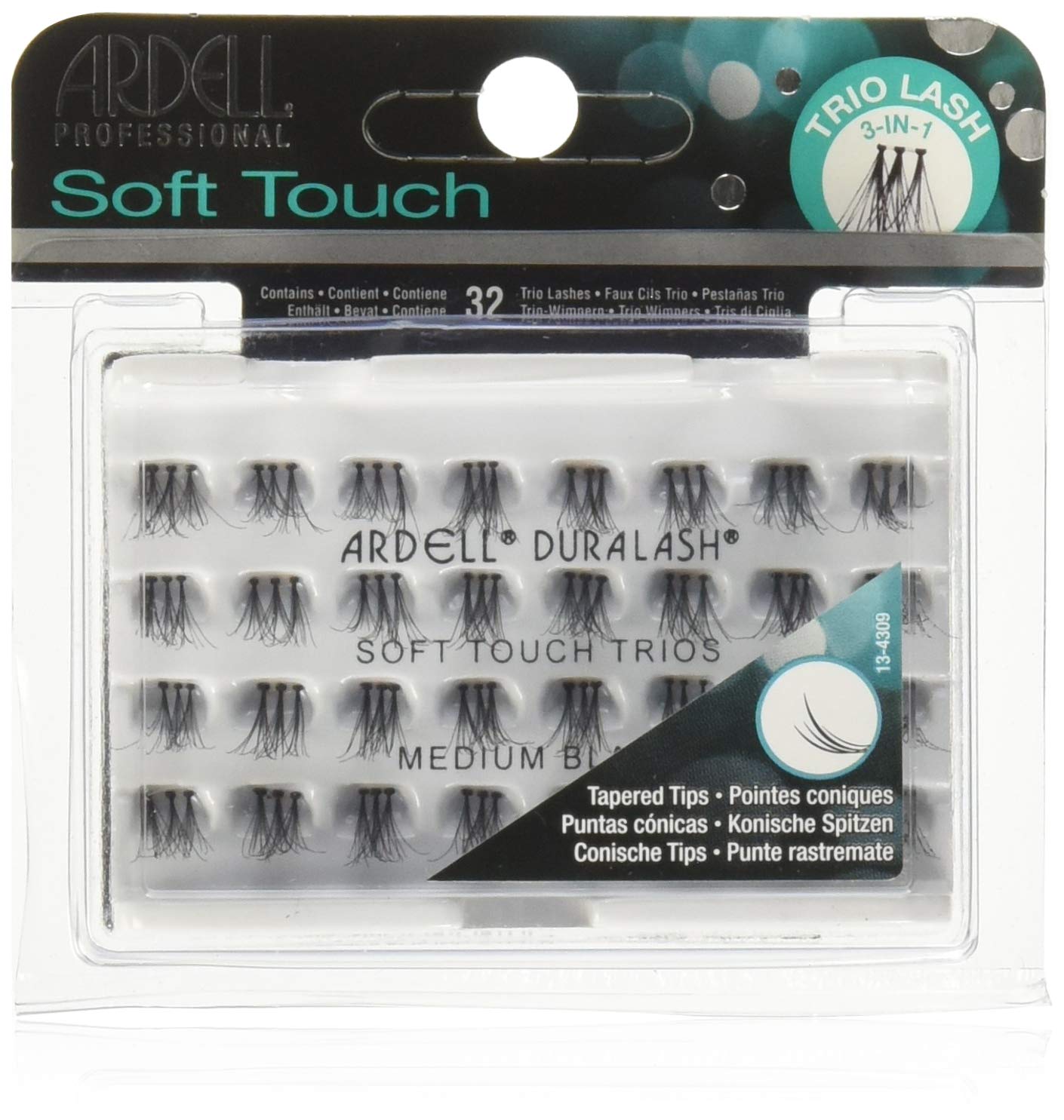 Soft Touch Trios Individuals Medium Black Beauty & Personal Care Ardell