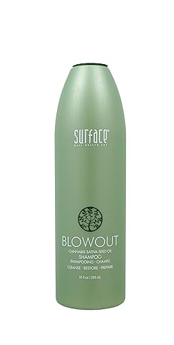 Surface Hair - Blowout Shampoo - Organic Shampoo for Women and Men, Heat-Resistant with Babassu Oil for Longer Lasting Blowouts - 10 fl oz Beauty & Personal Care SURFACE