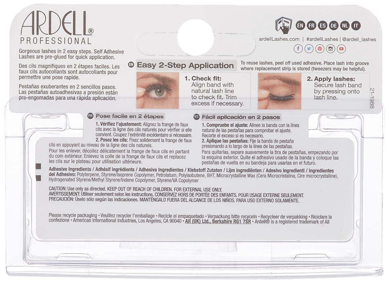 Self-Adhesive Demi Wispies Beauty & Personal Care Ardell