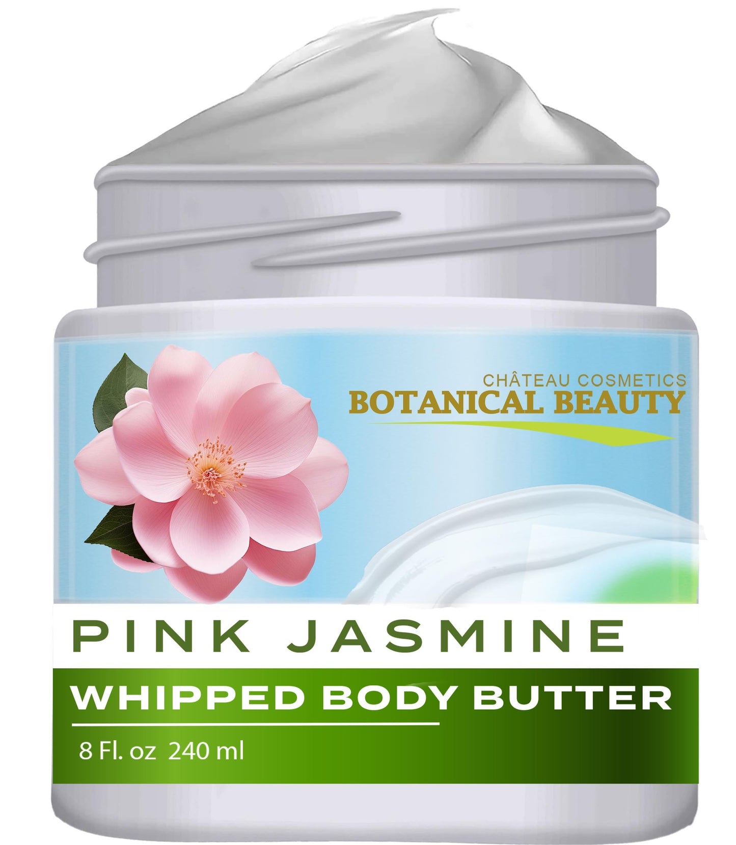 Botanical Beauty PINK JASMINE WHIPPED BODY BUTTER with Shea Butter, Cocoa Butter, Coconut Oil for All Skin Types, for Dry, Sensitive Skin Beauty & Personal Care Botanical Beauty