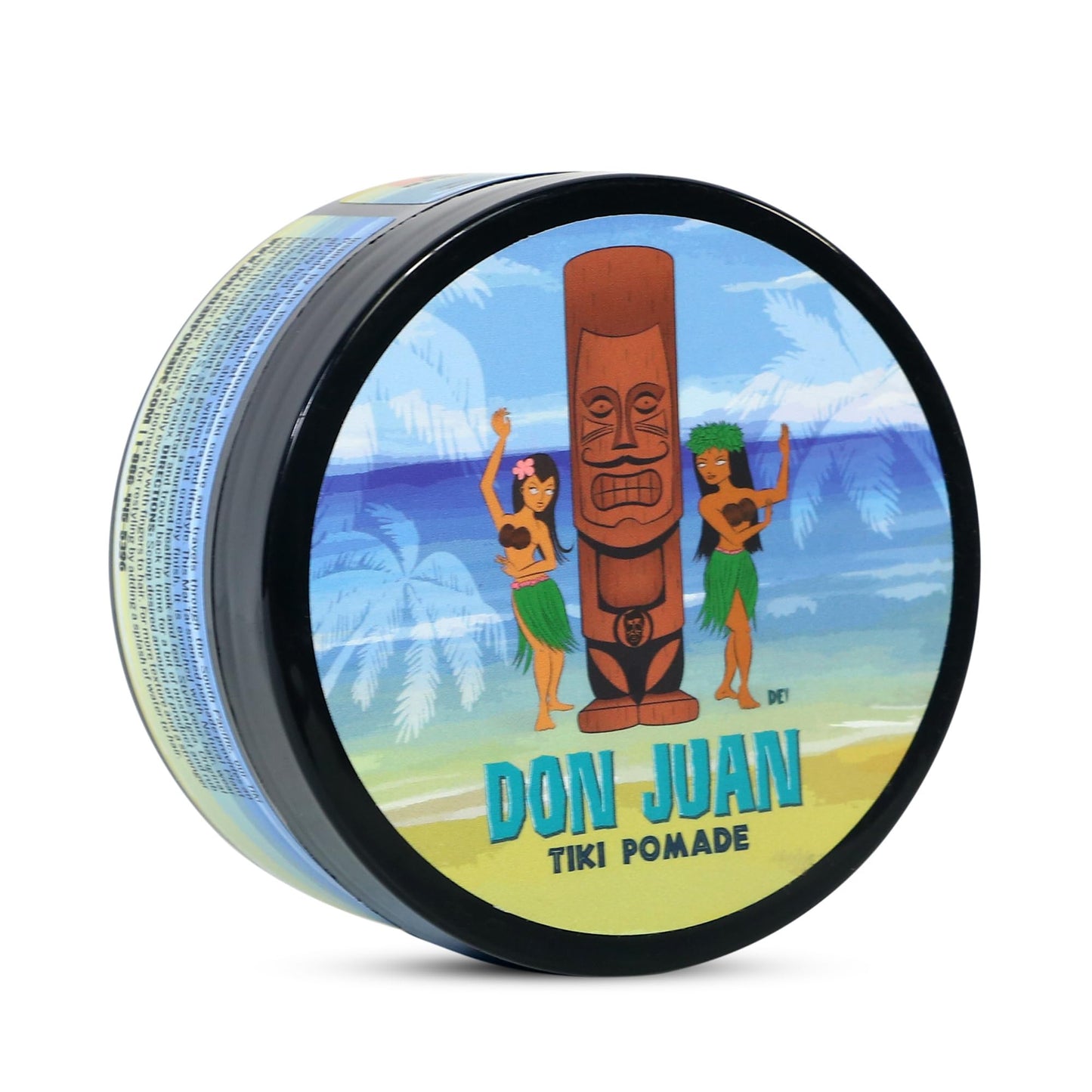 Don Juan Tiki Pomade | Water Based | High Hold | Medium Shine | Natural Plant Extracts and Ocean Minerals | Mai Tai Tropical Scent, 4 oz Beauty & Personal Care Don Juan