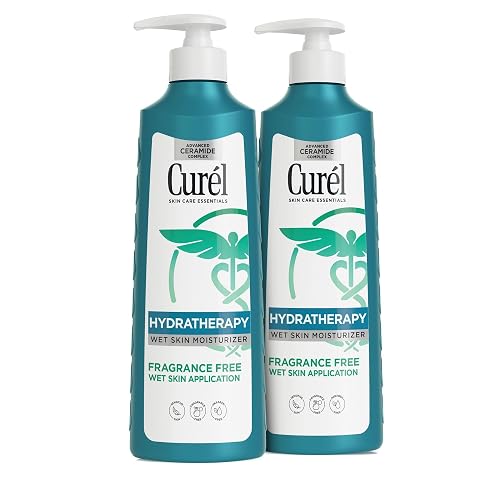 Curel Fragrance Free Itch Defense In Shower Lotion for Sensitive and Dry Skin, Hydra Therapy Body Lotion with Vitamin E, Fast-Absorbing Ceramide Beauty & Personal Care Curel