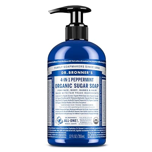 Dr. Bronner's Organic Shikakai Hand Soap Spearmint Peppermint - 12 fl oz Beauty & Personal Care Dr. Bronner's