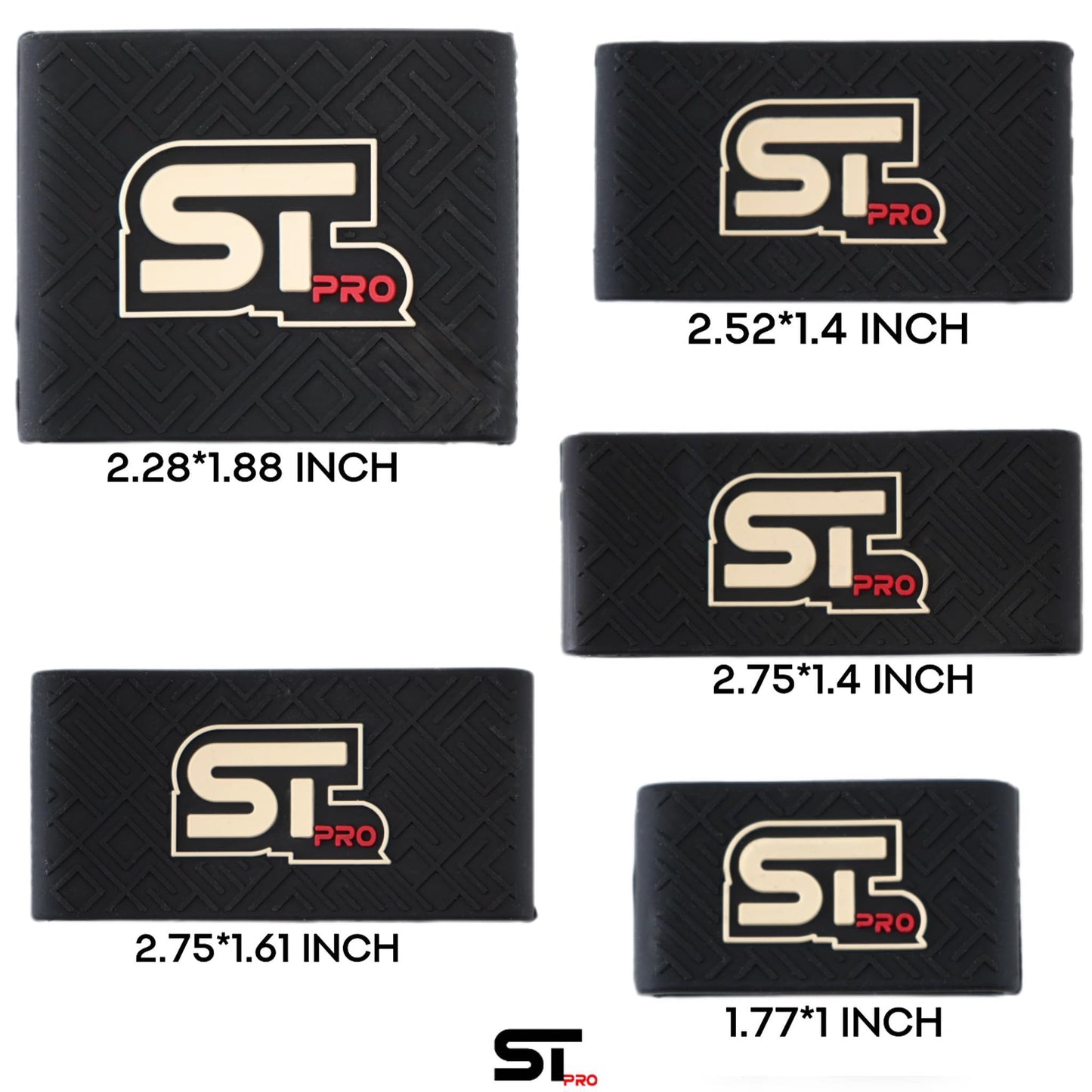 Supreme Trimmer SGR60 Professional Barber Grippers - 5 Piece Non-Slip Clipper Grips, Barber Sleeve for Clipper, Trimmer & Shaver - Black Beauty and Personal Care Supreme Trimmer
