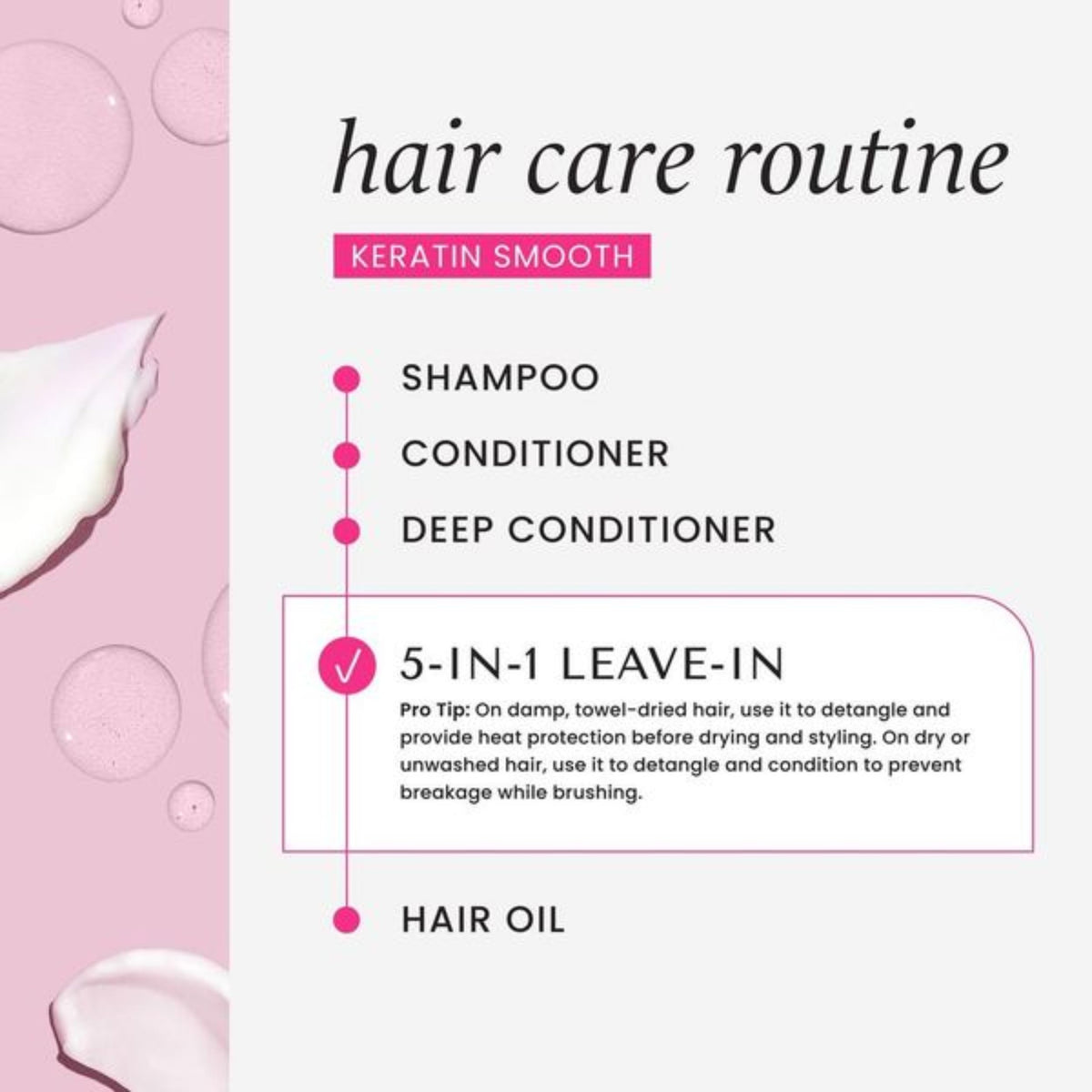 HASK Smooth Keratin 5-in-1 Leave-In Spray, 6 oz