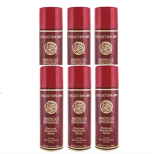 Original Collection 2000 Spray Deodorant for Women 5.5oz-156g (6 Pack) Beauty and Personal Care Collection