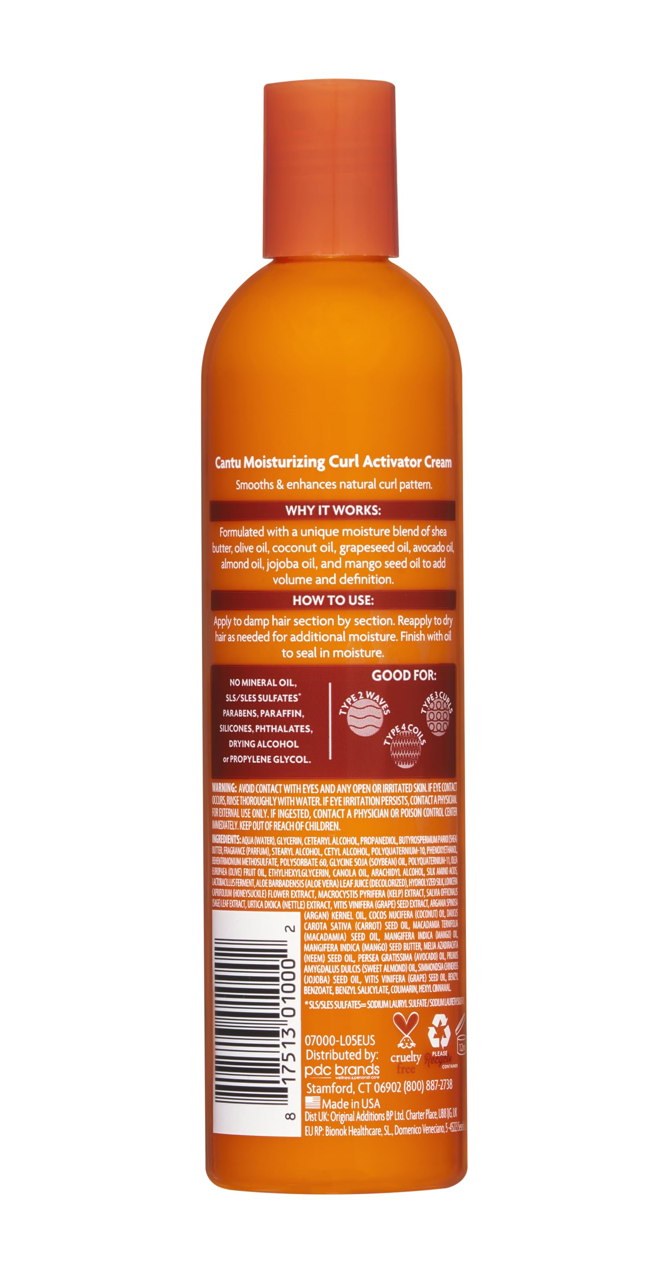 Cantu Shea Butter Moisturizing Curl Activator Cream 12 Oz., Ivory (0002) Beauty & Personal Care Cantu