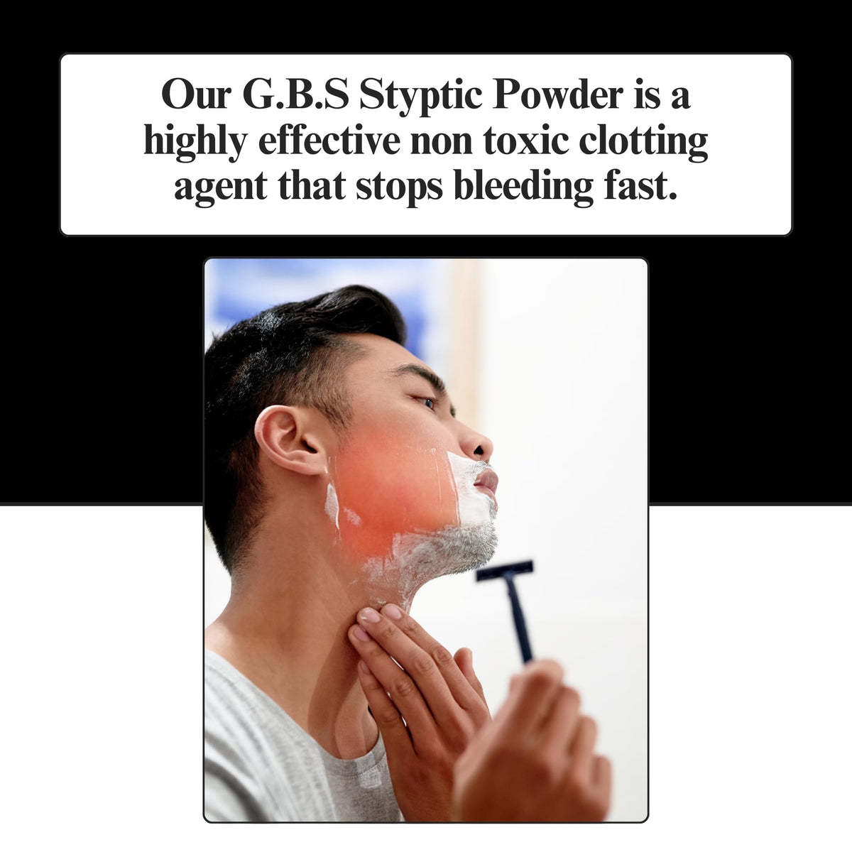 G.B.S Styptic Powder Vials with Sealed Top Stop Bleeding, First Aid Useful for Minor Cuts, Nosebleeds, Camping Safety Survival Kit (.18 oz) (6) Beauty & Personal Care G.B.S