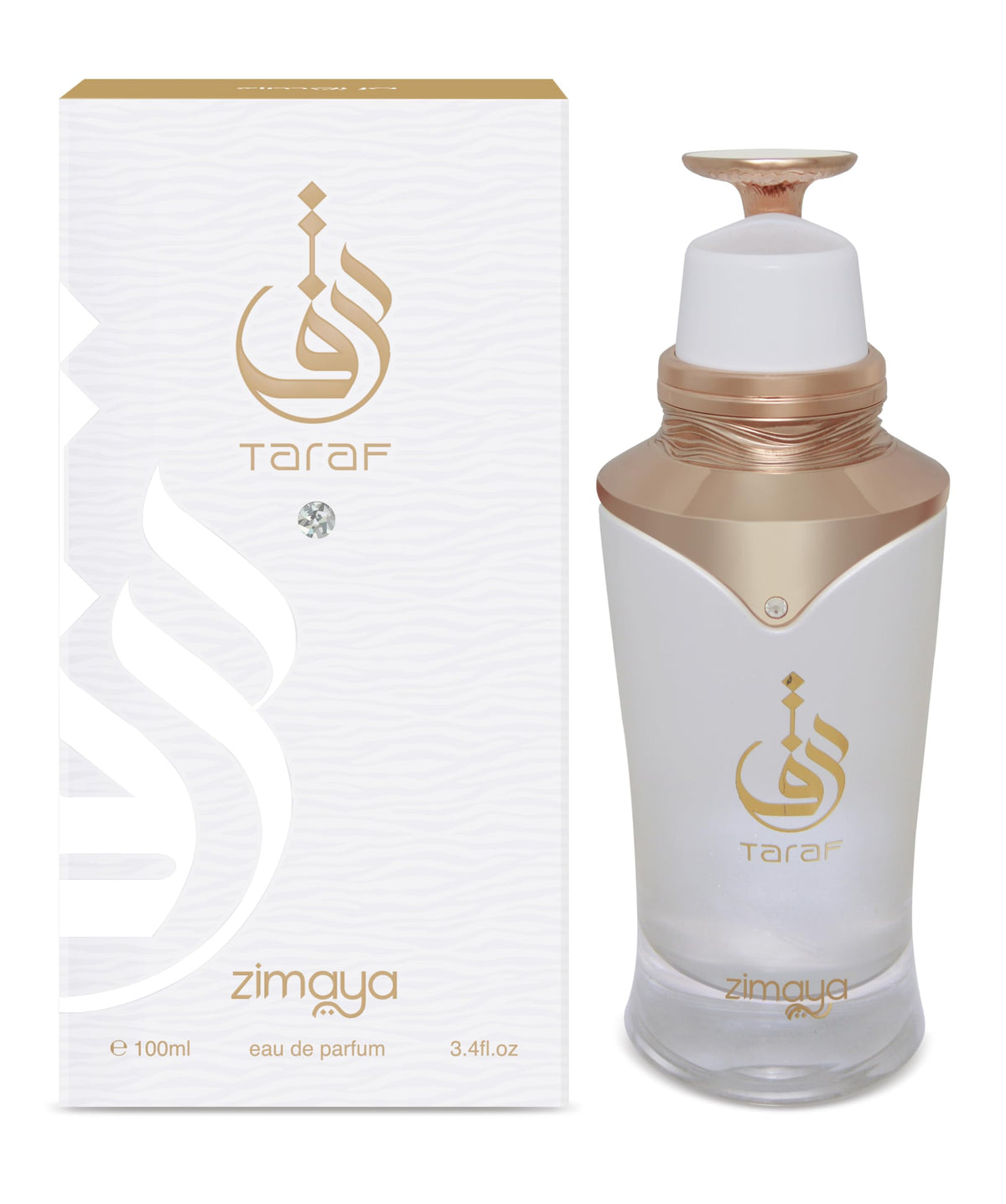Zimaya Taraf White Eau de Parfum Spray for Unisex, 3.4 Ounce Beauty & Personal Care zimaya