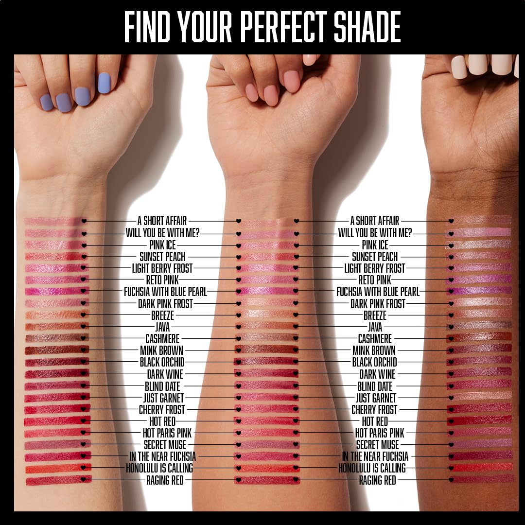 wet n wild Silk Finish Lipstick, Hydrating Rich Buildable Lip Color, Formulated with Vitamins A,E, & Macadamia for Ultimate Hydration, Cruelty-Free & Beauty & Personal Care wet n wild