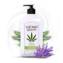 Hemp Heaven Hemp Lotion - Natural Hemp Seed Oil, Paraben-Free, 18 oz, Made in USA, Nourishing for Men & Women, EWG Verified, Anti-Aging (Lavender) Beauty & Personal Care Hemp Heaven