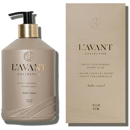 L'AVANT Collective Natural Luxury Hand Soap | Plant-Based, Non-Toxic & Moisturizing, Safe for Kids & Pets, Refillable Glass Bottle with Pump, 16 Fl Beauty & Personal Care L'AVANT Collective