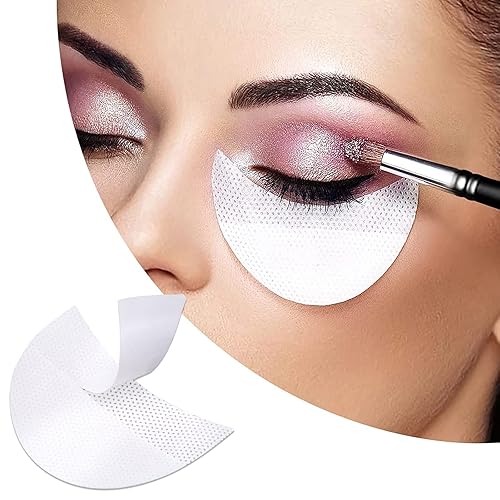 Kalolary 120 Pcs Eye Shadow Shields, Eyeshadow Pads Stencils Lint Free Under Eye Pads Eyeshadow Patches For Eyelash Extensions/Lip Makeup Beauty & Personal Care Kalolary