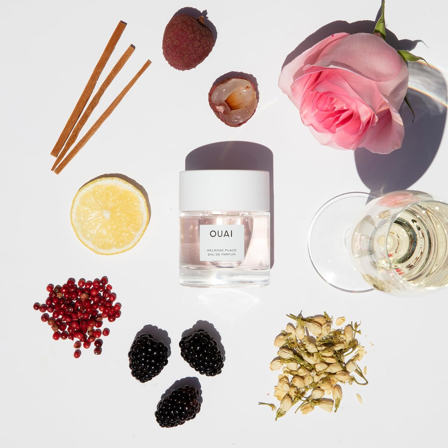 OUAI Melrose Place Eau de Parfum - Elegant Womens Perfume for Everyday Wear - Fresh Floral Scent has Notes of Champagne, Bergamot and Rose with Beauty & Personal Care OUAI
