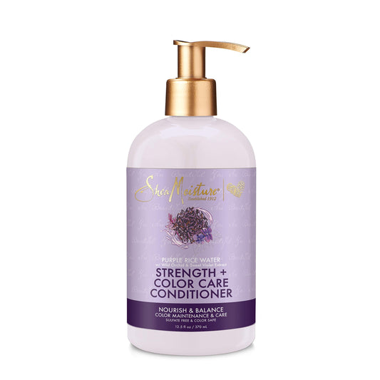 SheaMoisture Strength + Color Care Conditioner Purple Rice Water 13 oz Beauty & Personal Care Shea Moisture