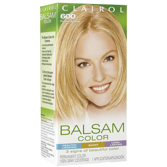 Balsam Permanent Color - 600 Palest Blonde 1 Each (Pack of 4) Beauty & Personal Care Balsam