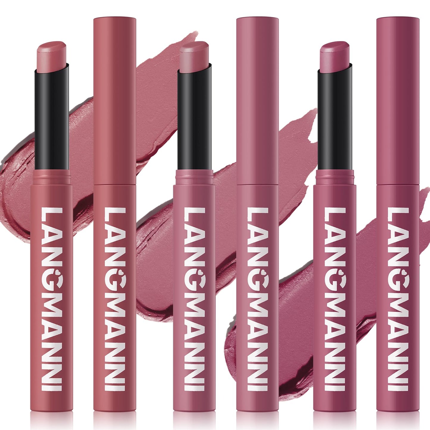 3Pcs Velvet Matte Lipstick Set, Nude to Dark Shades, Long-Lasting,Color789 Beauty and Personal Care Jolilab Default Title