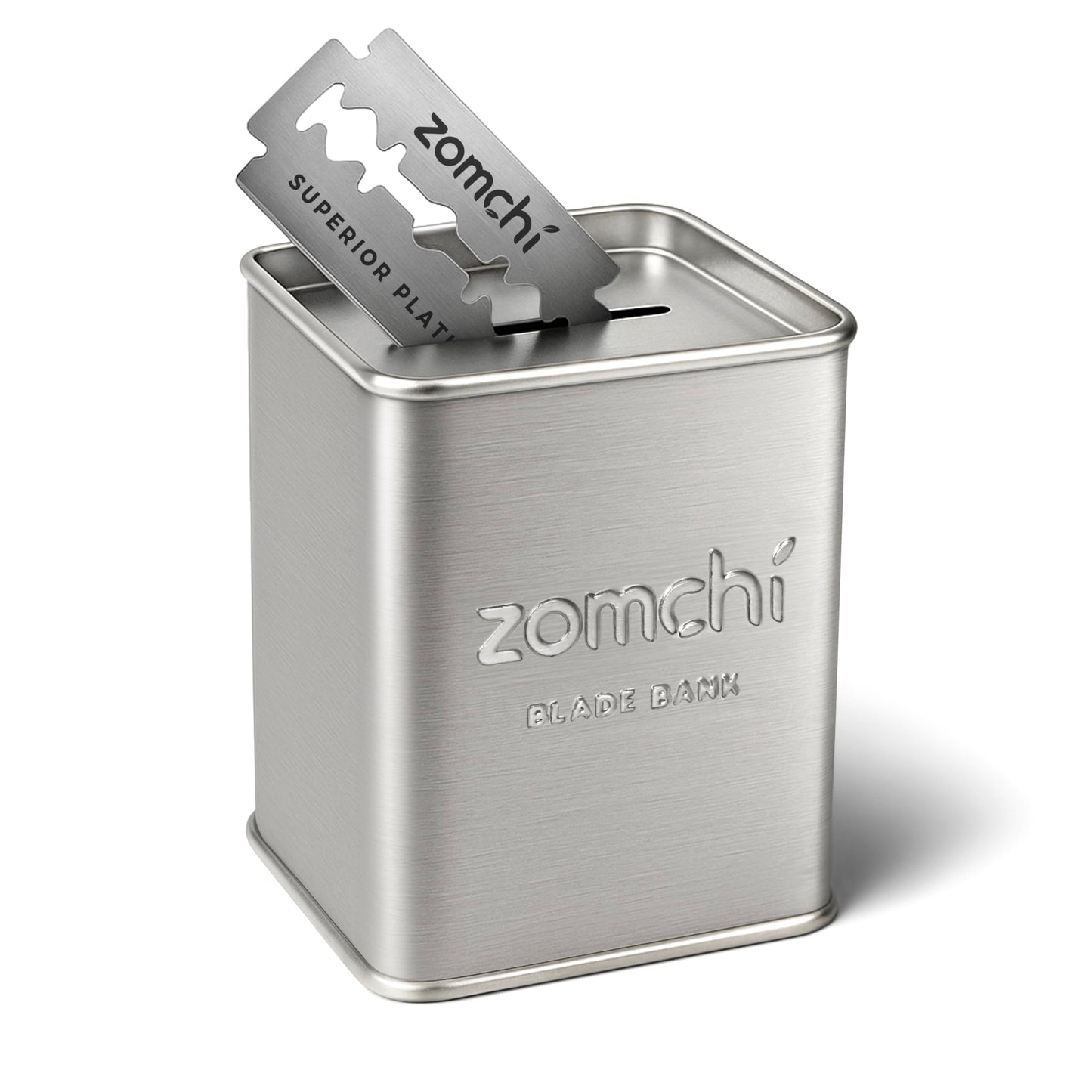 ZOMCHI Razor Blade Bank for Used Double Edge Safety Razor Blades, Silver Beauty and Personal Care ZOMCHI