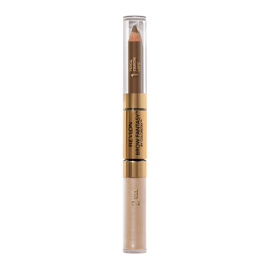 Revlon Eyebrow Gel & Pencil, ColorStay Brow Fantasy 2-in-1 Eye Makeup, Longwearing with Precision Tip, 104 Dark Blonde, 0.04 Oz Beauty & Personal Care REVLON