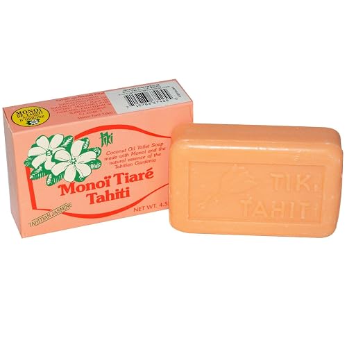 Monoi Tiare Tahiti Tahitian Jasmine Coconut Oil Toilet Bar Soap - 4.55 oz Beauty & Personal Care Monoi Tiare Tahiti