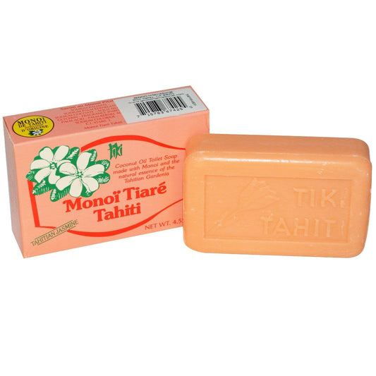 Monoi Tiare Tahiti Tahitian Jasmine Coconut Oil Toilet Bar Soap - 4.55 oz Beauty & Personal Care Monoi Tiare Tahiti