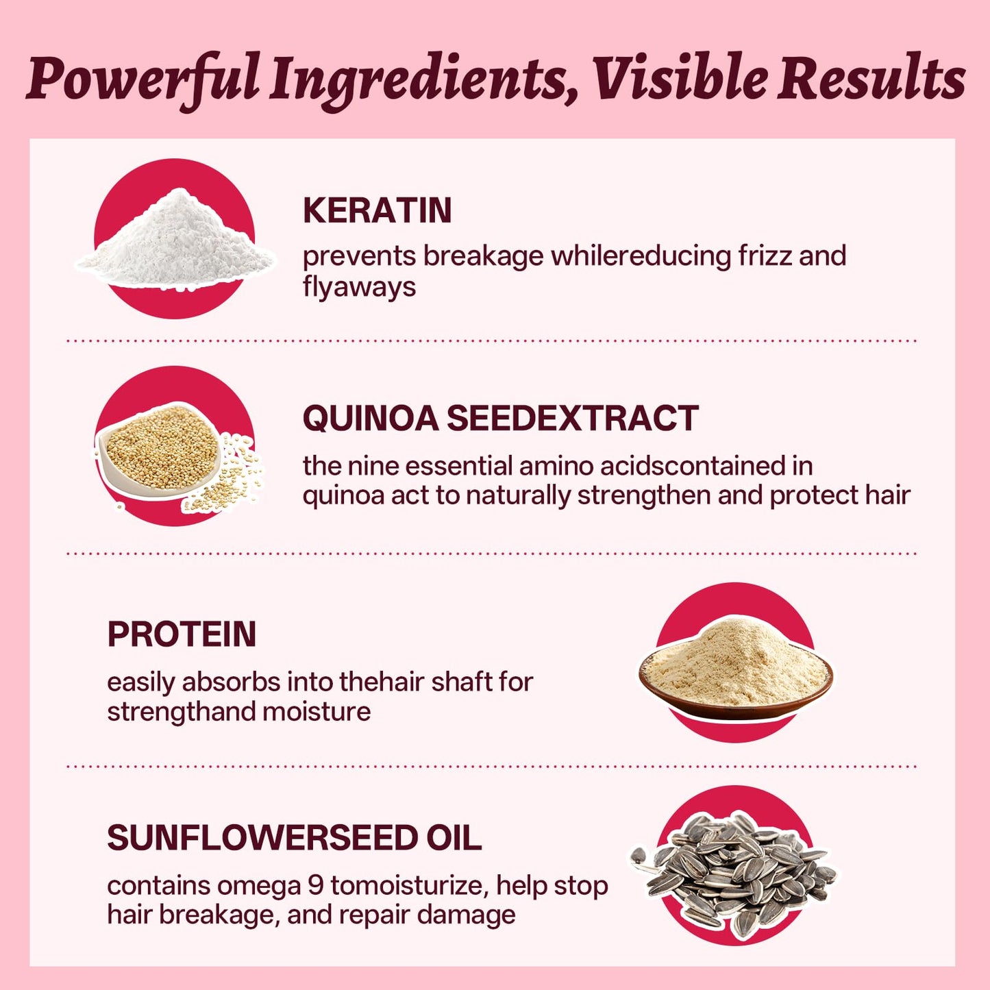 Luseta Keratin Shampoo and Conditioner Set Moisturizing Treatment for Dry Hair Smooth & Repair Damaged Hair for Women Sulfate Free 16.9 oz Beauty & Personal Care L LUSETA
