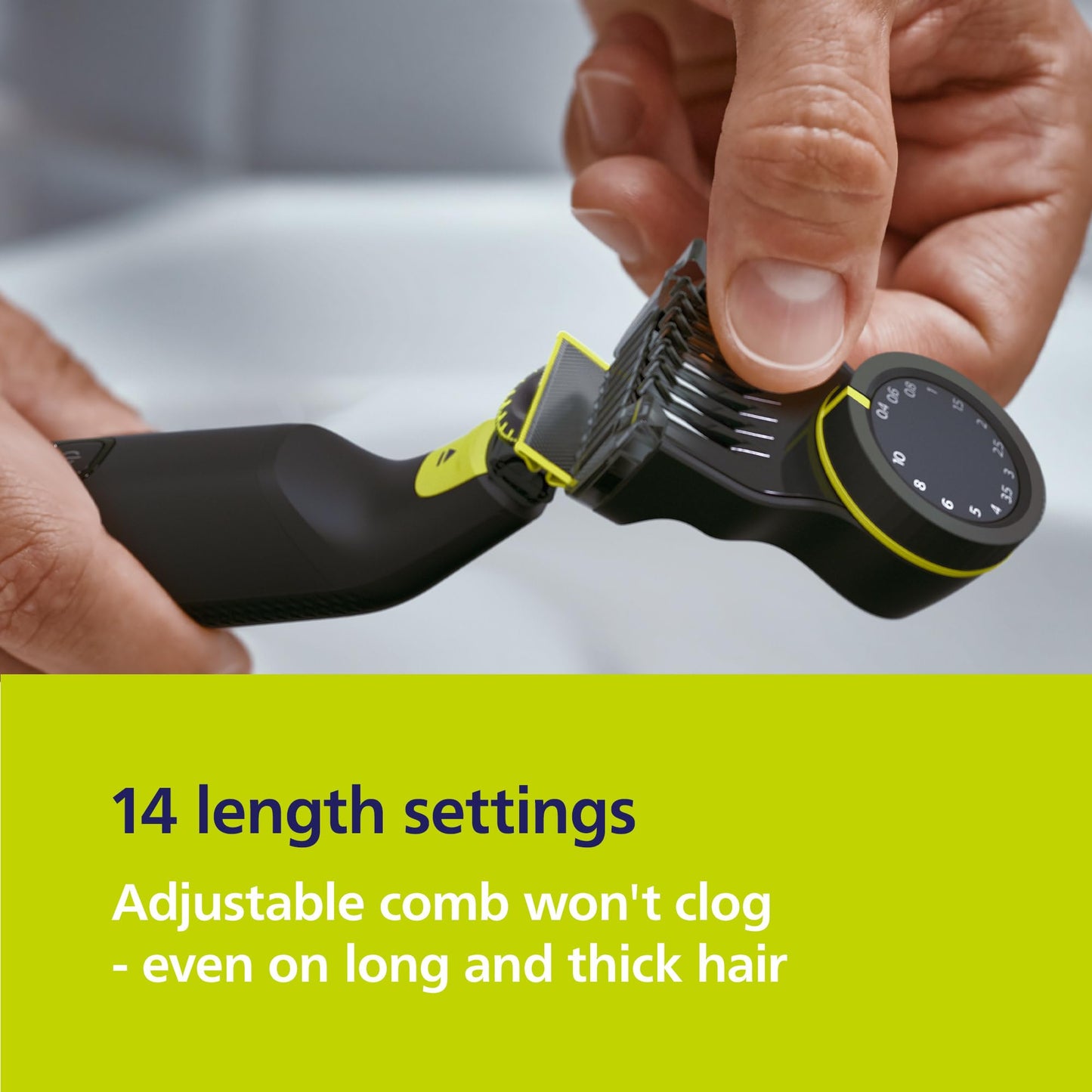 Philips Norelco OneBlade Pro 360 Face + Body Electric Shaver, Beard Trimmer and Groomer, with 360 Blade Technology, 14-Length Precision Comb, Body Beauty and Personal Care Norelco