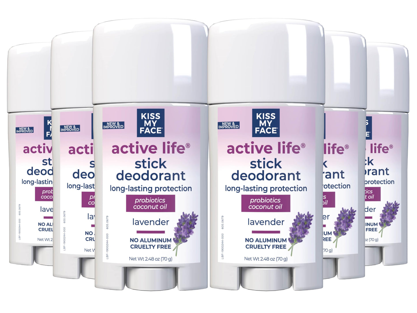 Kiss My Face Active Life Lavender Deodorant Stick, Unisex, 2.48 oz Beauty and Personal Care Kiss My Face