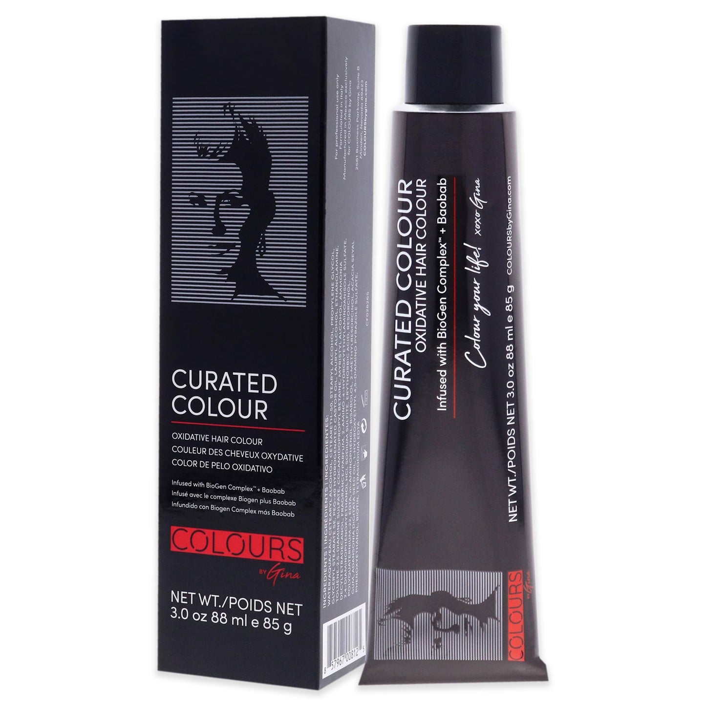 Colours By Gina Curated Colour - 1.11-1BB Deepest Black by Colours By Gina for Unisex - 3 oz Hair Color Beauty & Personal Care Colours By Gina