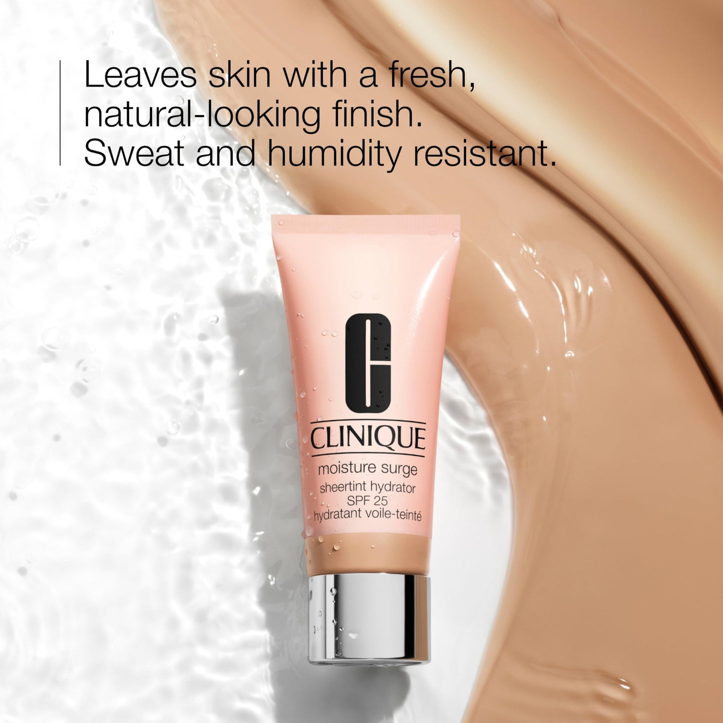 Clinique Moisture Surge Sheertint Hydrator Broad Spectrum SPF 25 | Tinted Moisturizer With SPF, Hyaluronic Acid + Aloe Water | Sheer Coverage, Natural Beauty and Personal Care Clinique