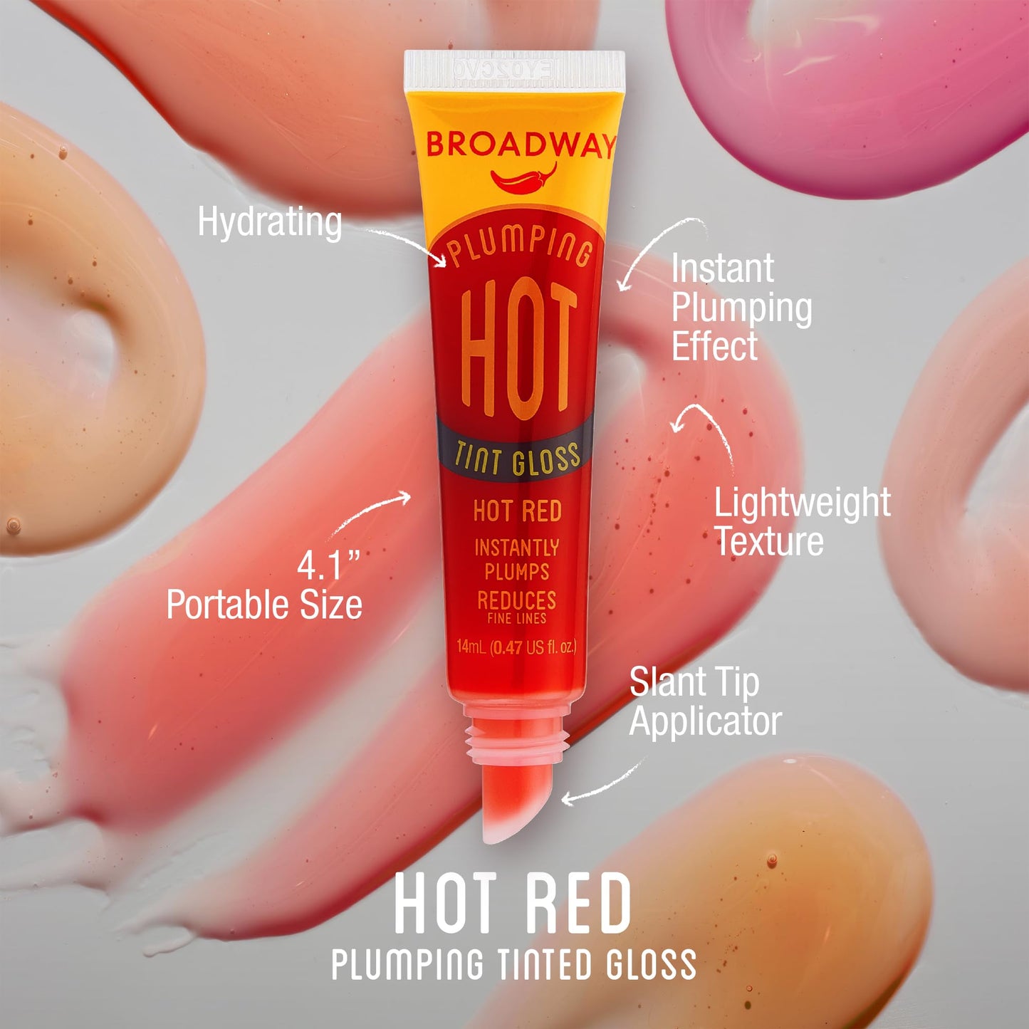 Ruby Kisses Broadway Vita-Lip Tinted & Clear Lip Gloss (10 Pack) Ultra-Hydrating & Soothing Formula, High-Shine Non-Sticky Lip Balm with Mint, Beauty & Personal Care Ruby Kisses