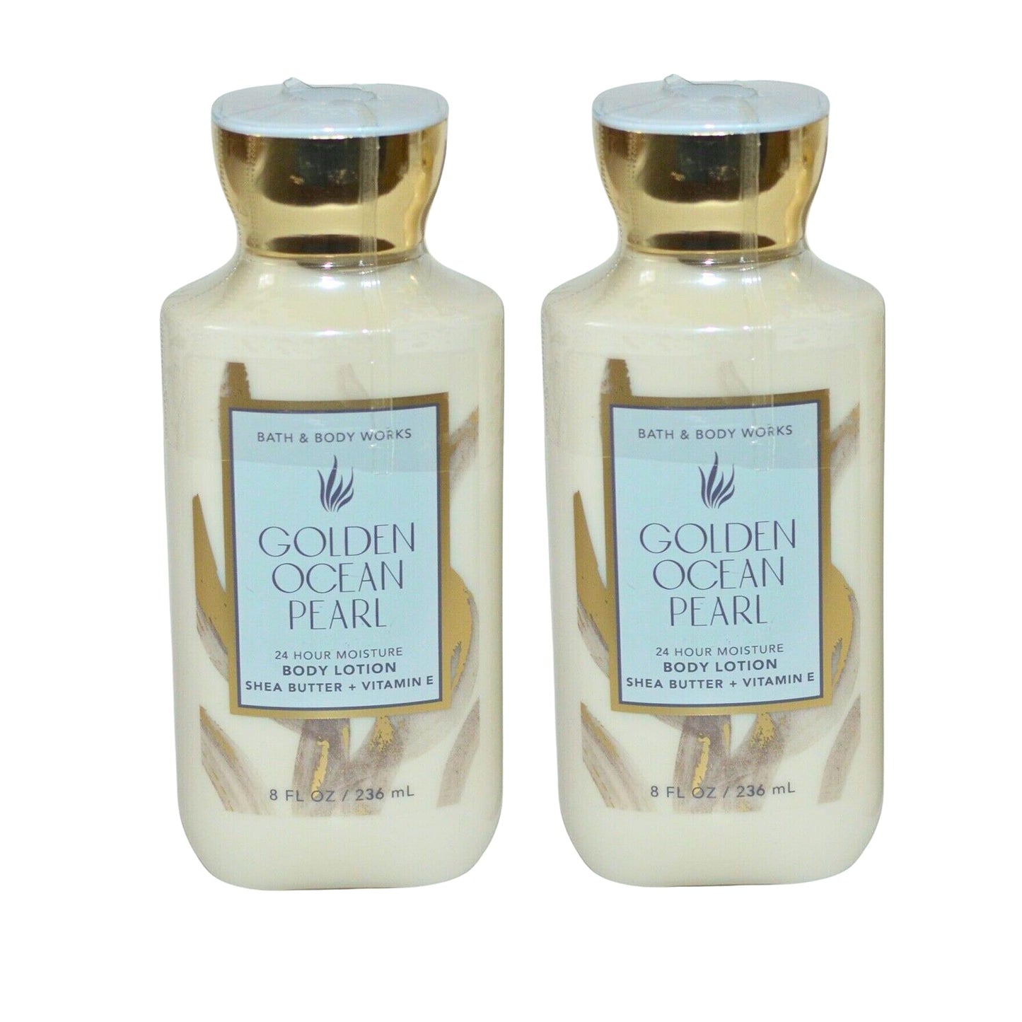 Bath & Body Works Body Lotion Pack of 2, 8oz Each (Golden Ocean Pearl) Beauty & Personal Care Bath & Body Works