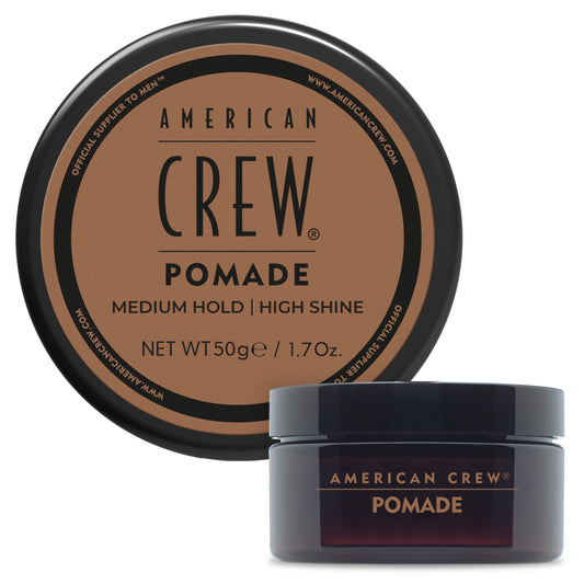 American Crew Men's Hair Pomade, Like Hair Gel with Medium Hold & High Shine, Travel Size, Stocking Stuffer for Him, 1.7 oz Beauty & Personal Care AMERICAN CREW