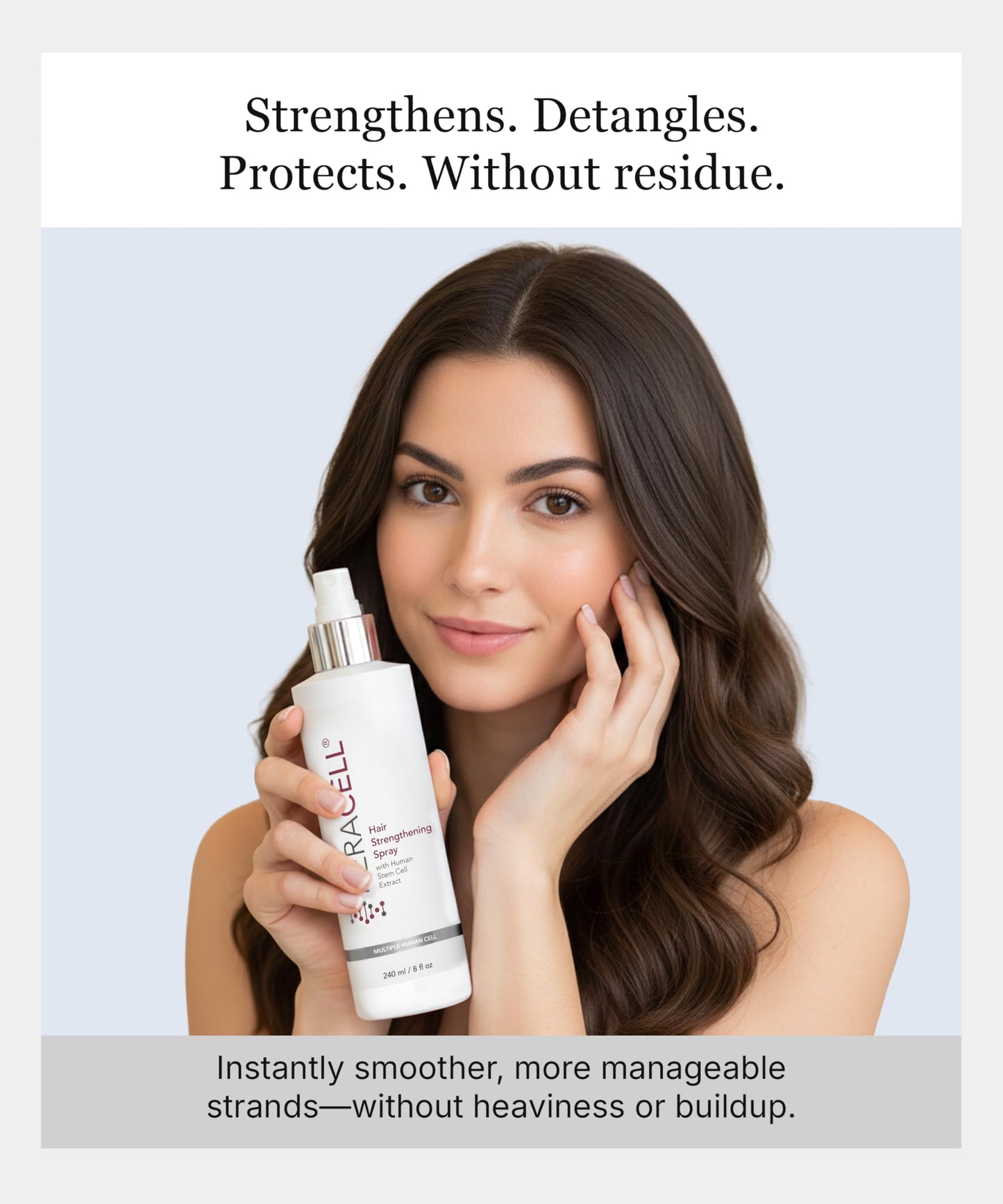 Keracell Hair Strengthening Spray Enriched with MHCsc Stem Cell Media, Pro Vitamin B5, Minerals, and Amino Acids, Conditioning and Moisturizing Beauty & Personal Care Keracell