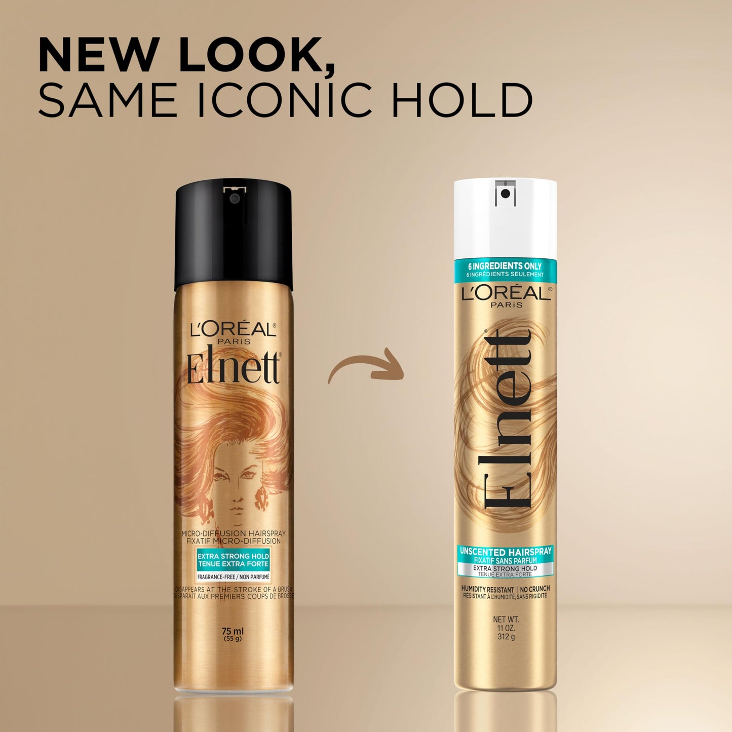 L'Oréal Paris Elnett Satin Extra Strong Hold Hairspray - Unscented, 11 oz. Beauty & Personal Care L'Oreal Paris