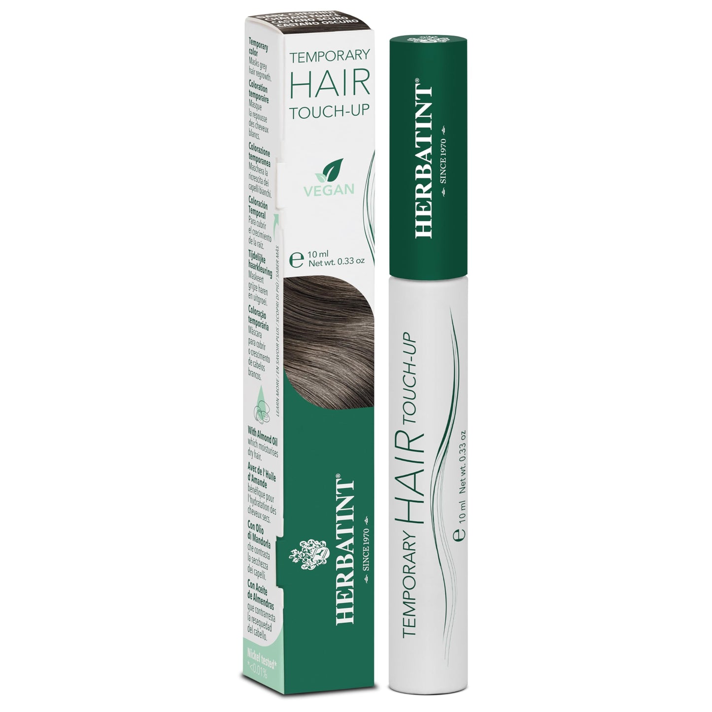 Herbatint Temporary Hair Touch-Up - Instantly Mask Grey Roots Between Coloring with Easy To Apply Precision Brush Kit - Natural-Looking Concealer Beauty & Personal Care Herbatint
