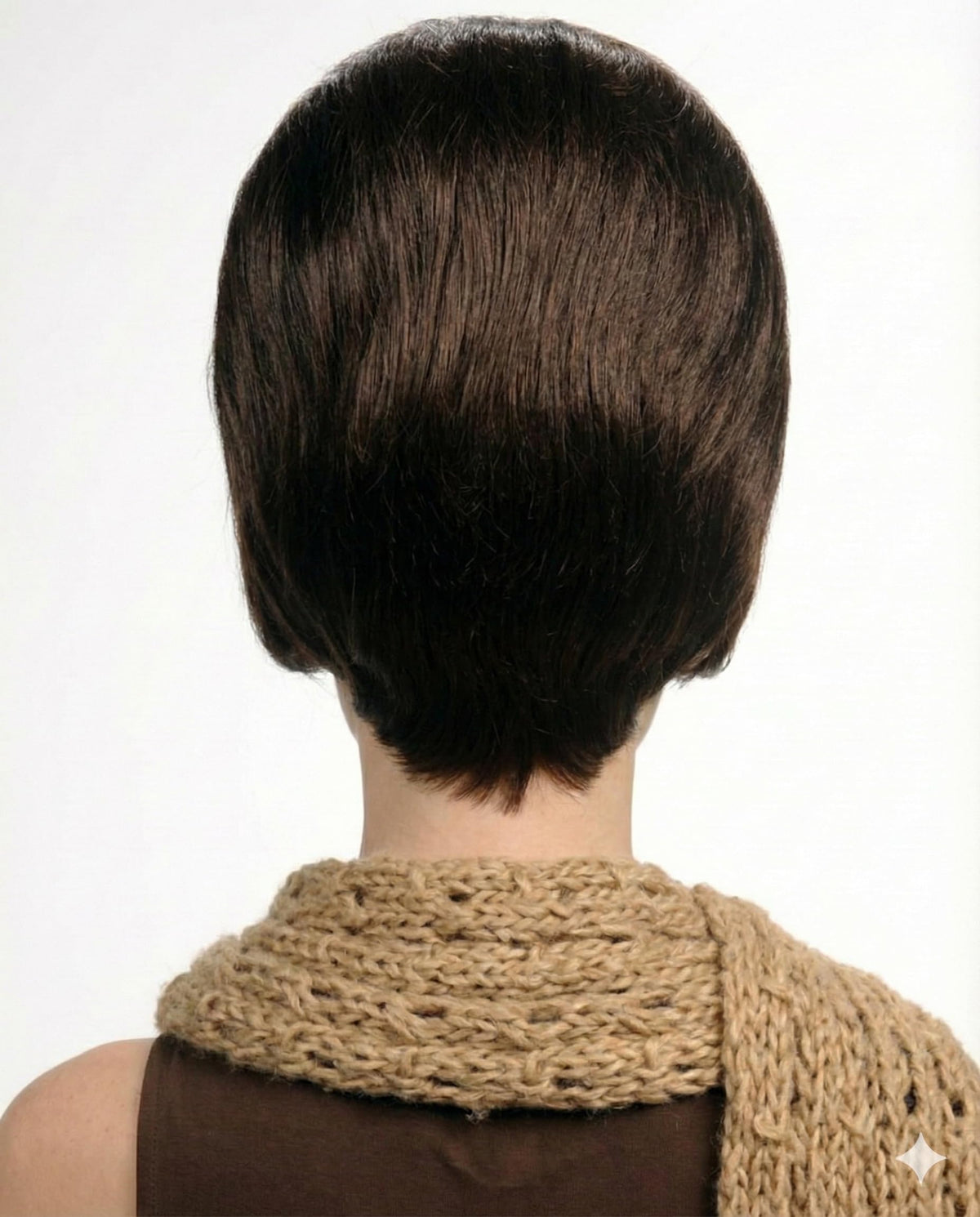 Brown Bouffant Beehive Costume Wig, Retro Adult Women's Hair