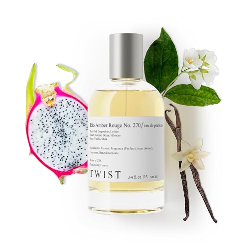 Twist Rio Amber Rouge No. 270 - Inspired by S. D. Janeiro Cheirosa '68, Long-Lasting Perfume for Women, Vegan, Clean Ingredients, Jasmine Beauty & Personal Care HOUSE OF TWIST