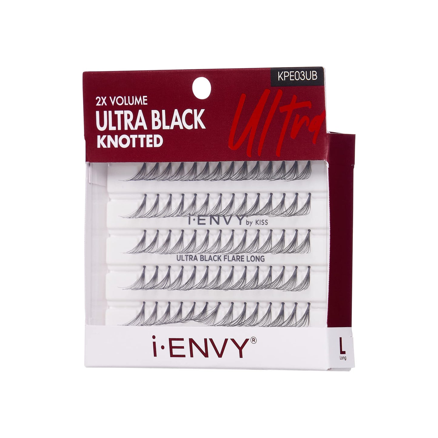 iEnvy KISS Ultra Black Individual Lashes Ultimate Volume 70 Individual Long Lashes False Lashes Beauty & Personal Care i•ENVY
