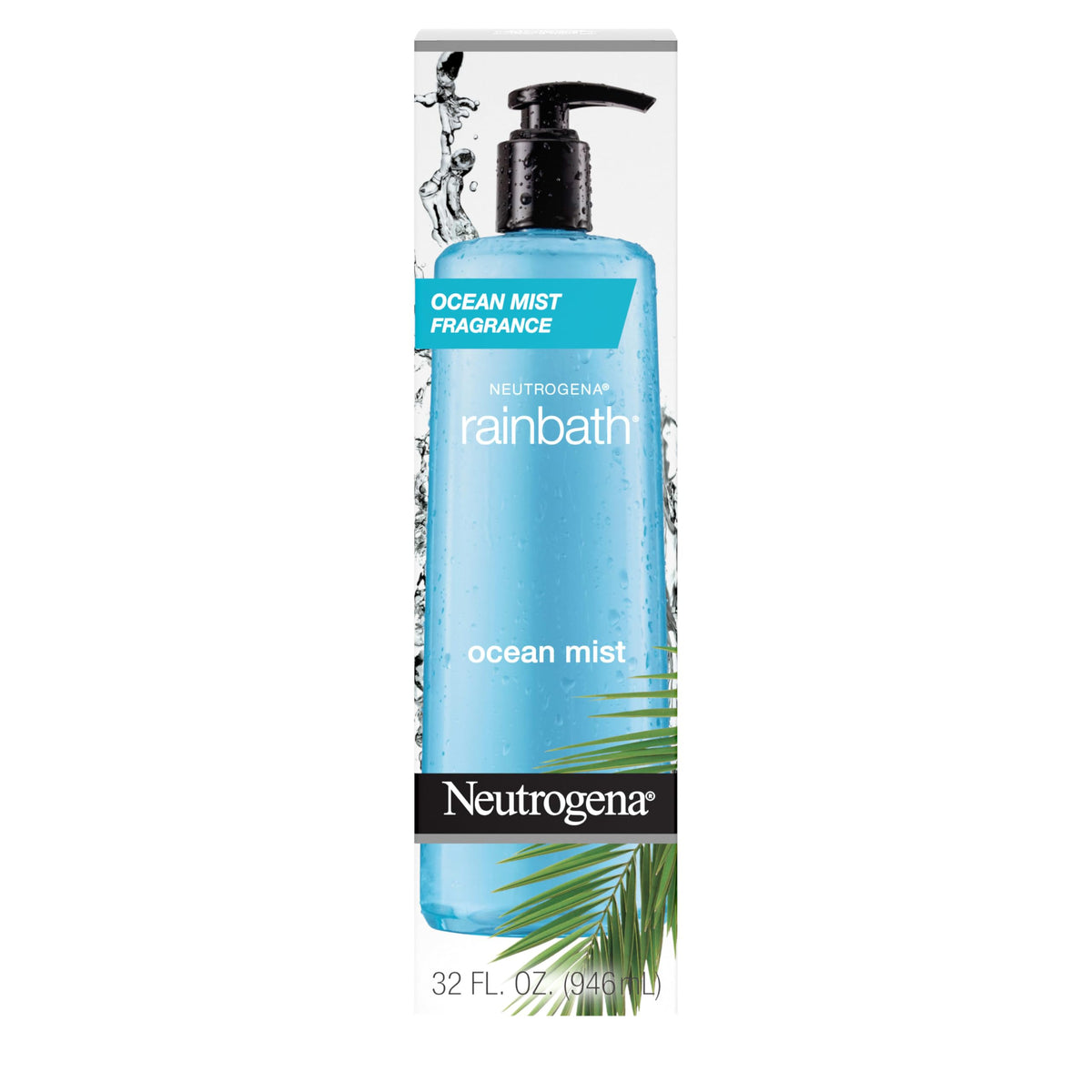 Neutrogena Rainbath Replenishing Shower and Bath Gel -Refreshing Body Wash with Moisturizing Formula for Soft Skin, Ocean Mist Scent, 32 fl. oz. (946 Beauty & Personal Care Neutrogena
