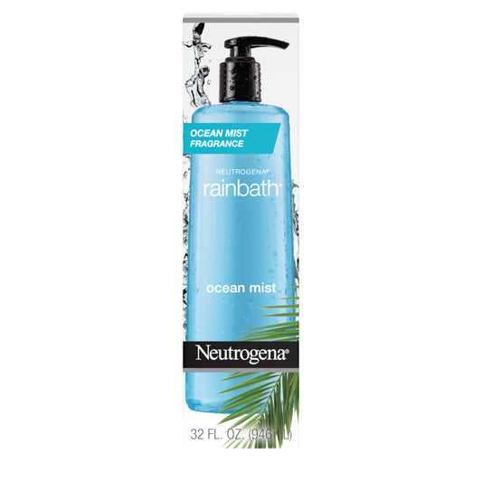 Neutrogena Rainbath Replenishing Shower and Bath Gel -Refreshing Body Wash with Moisturizing Formula for Soft Skin, Ocean Mist Scent, 32 fl. oz. (946 Beauty & Personal Care Neutrogena