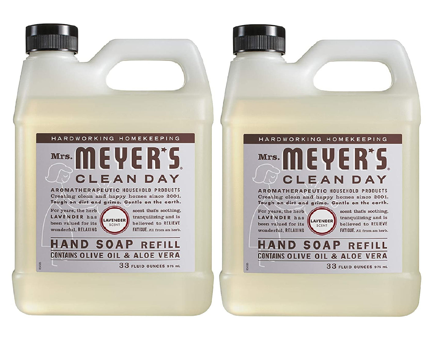 Mrs. Meyer's Clean Day Hand Soap Refill Lavender Multi-Packs 33 Fl Oz (Pack of 2) Beauty & Personal Care Mrs. MEYER'S