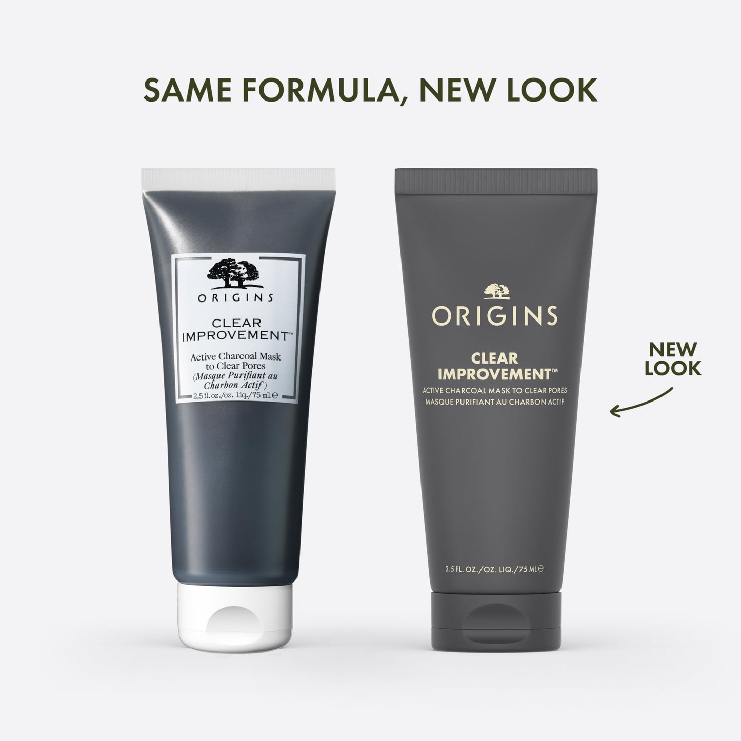 Origins Clear Improvement Active Charcoal Face Mask to Clear Pores | Clay Mask | Fragrance Free, 2.5 Fl Oz Beauty & Personal Care Origins