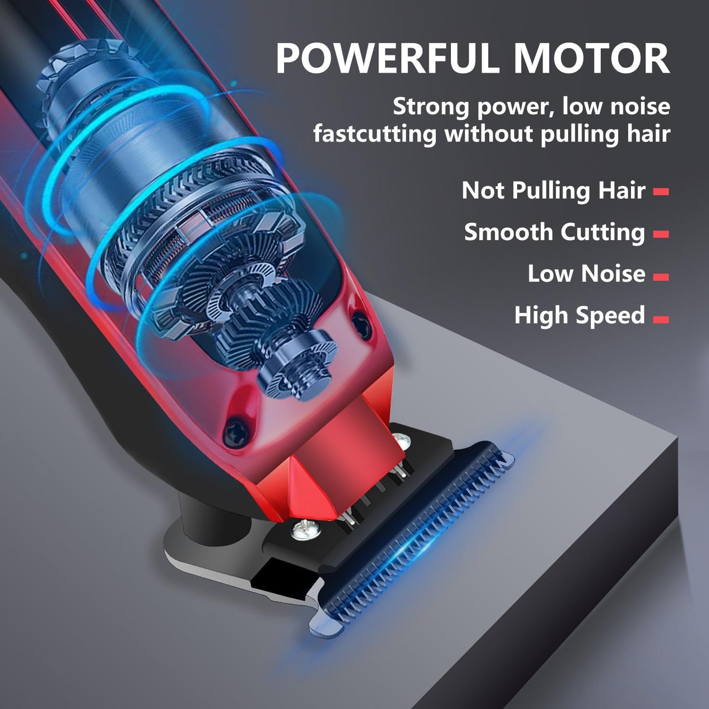 Professional Hair Clippers for Men, Cordless Trimmers Kit with LED Display,4 Limit Combs, Electric Beard Trimmer Haircut Grooming Gift for Women Beauty and Personal Care QDKVTNDJZ