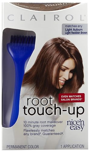 Clairol Nice N Easy Root Touch-Up, Hair Color, Light Auburn #6R - Kit Beauty & Personal Care Clairol