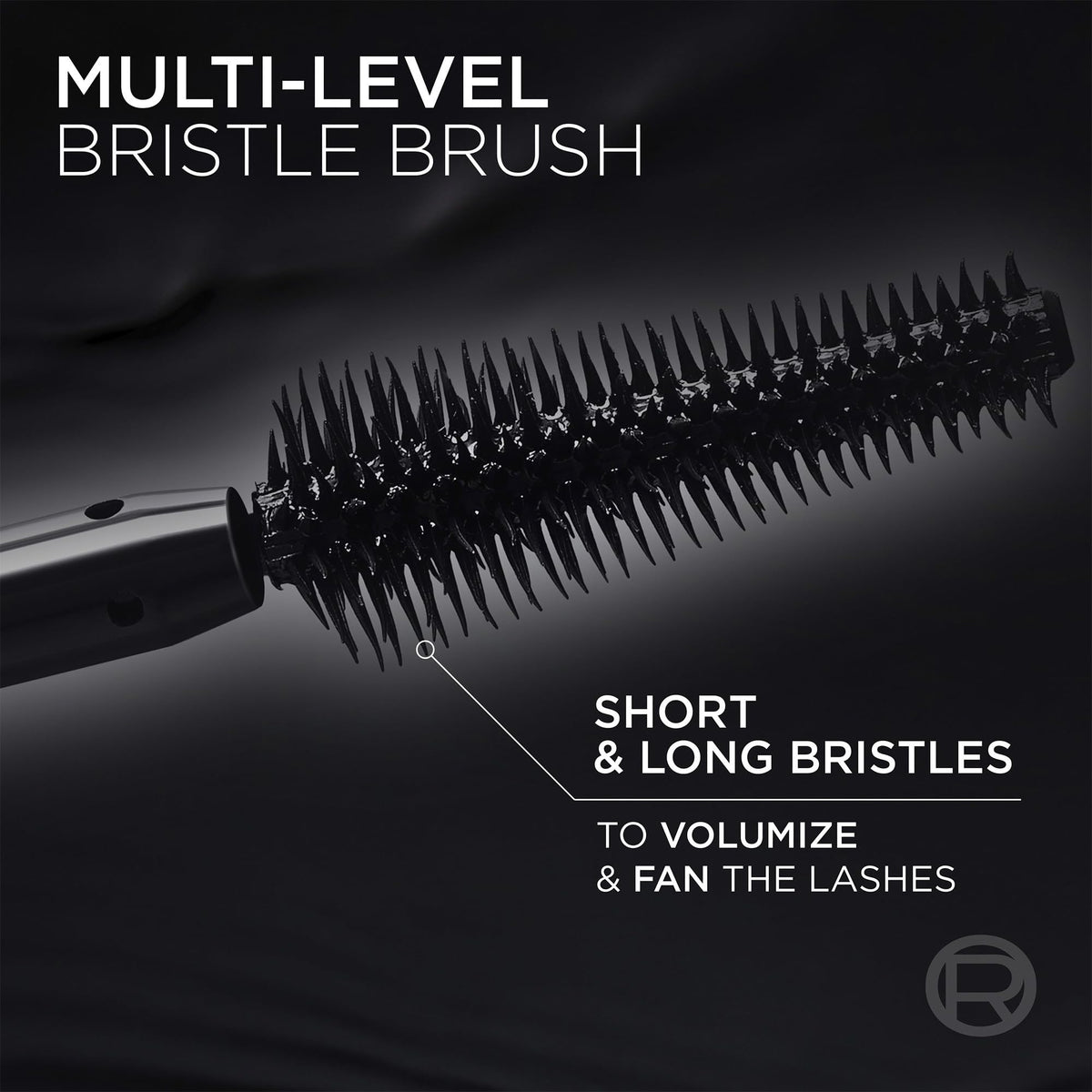 L'Oreal Paris Voluminous Panorama Mascara, Volumizing and Lengthening Formula, Longwear, Smudge-Resistant and Washable, All Night Black Mascara, 0.33
