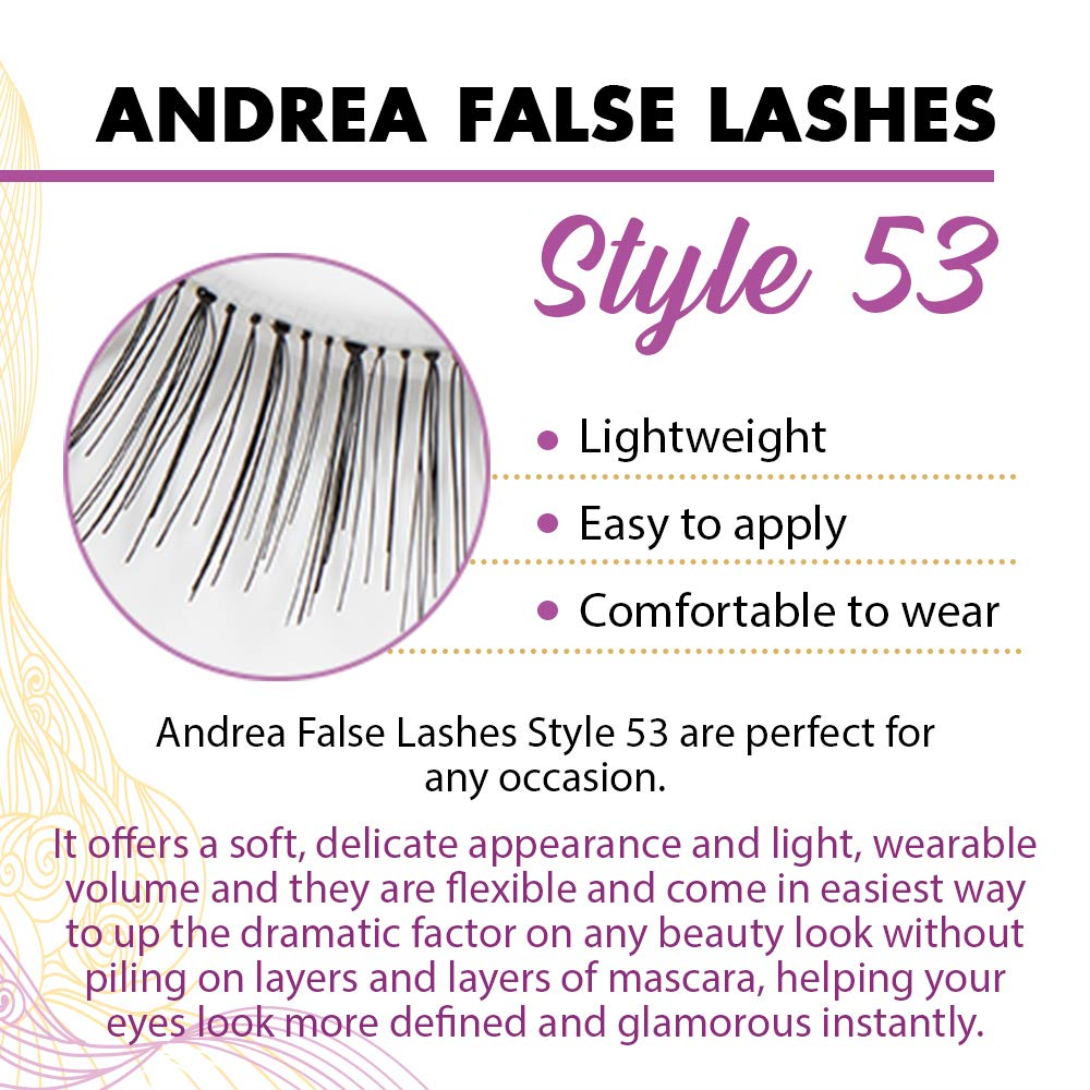 Andrea Mod Strip Lash Pair Style 53 Beauty & Personal Care ANDREA
