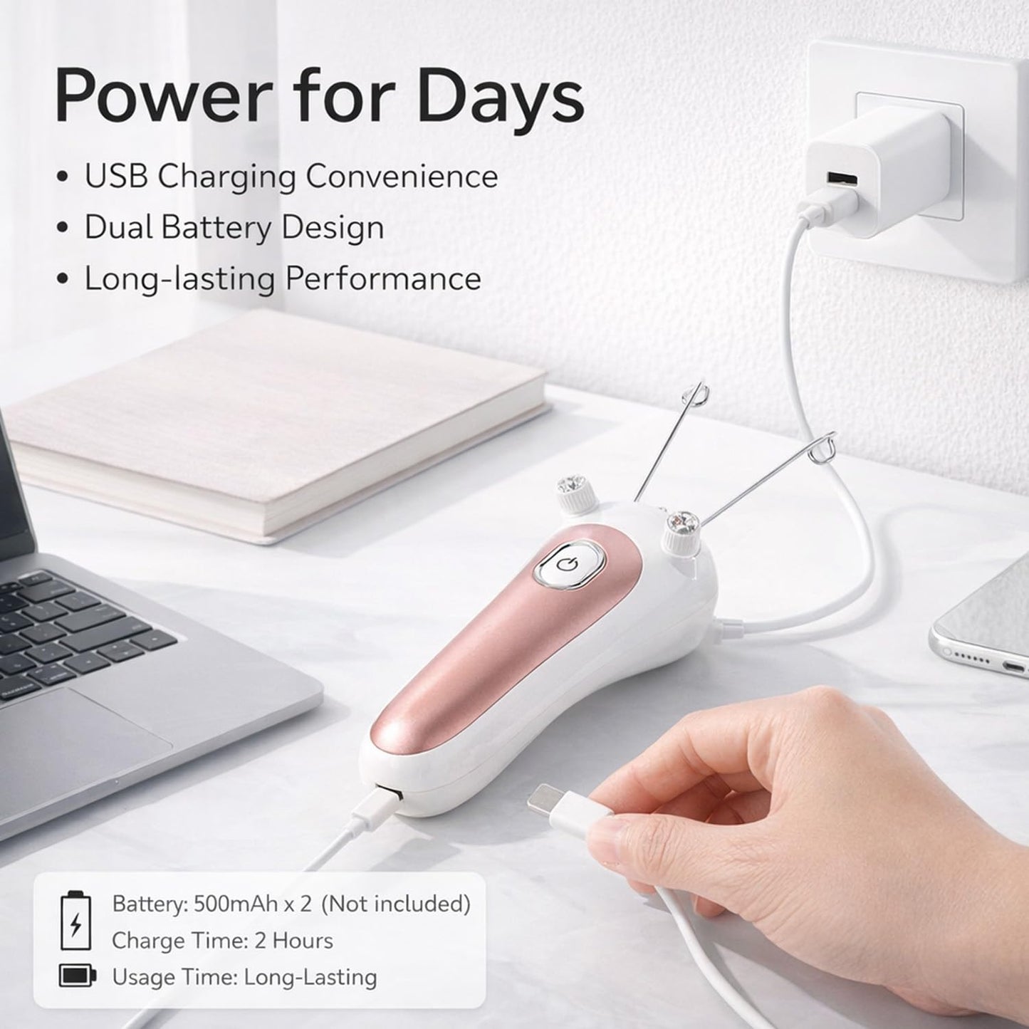 Electric Body Hair Removal,Thread Hair Removal Defeatherer Cotton Thread Epilator,Rechargeable for Epilators Threading-Epilator Epilator for Lady Beauty and Personal Care TARSHYRY
