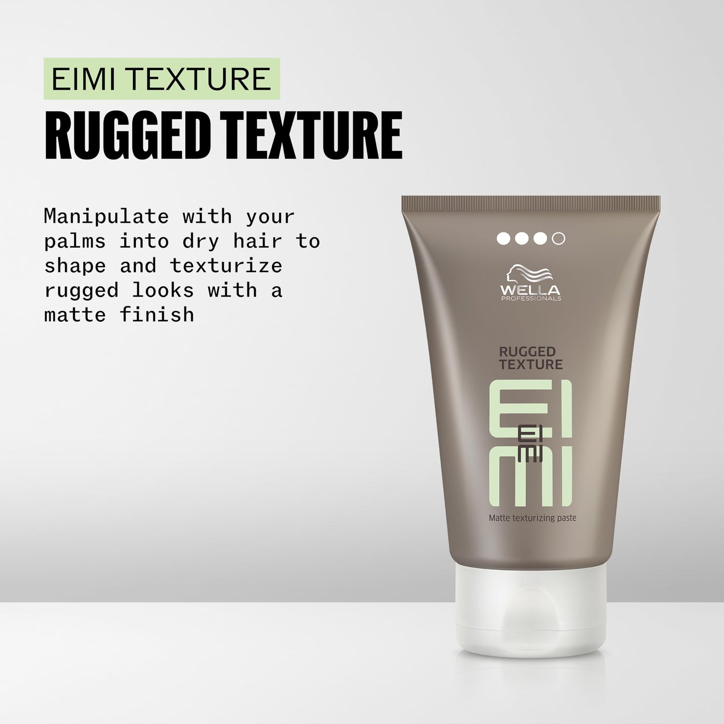 Wella Professionals EIMI Rugged Texture | Matte Texturizing Paste with Strong Hold & Definition | Hair Styling Pomade | 2.53 Fl Oz Beauty & Personal Care Wella Professionals